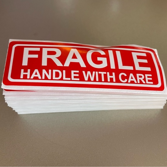 50 Fragile stickers - Picture 2 of 2